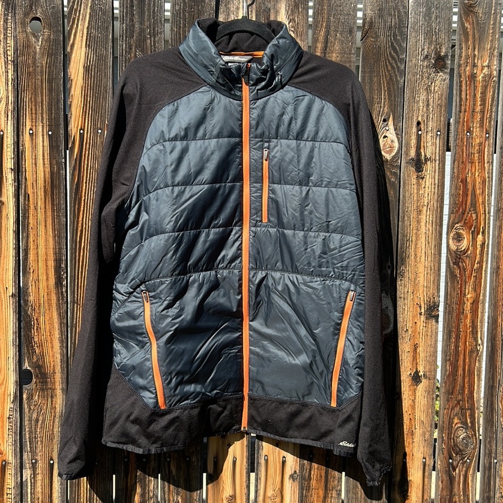 Eddie Bauer Jacket Full Zip with Hidden Hood